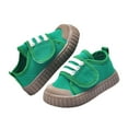 thumbnail image 4 of mgoYE Baby Shoes Unisex Canvas High-top Shoes, Anti-Slip Soft Sole Frist Walking Breathable Sneakers Toddler Sneakers Girl|Green 6, 4 of 4