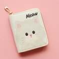 thumbnail image 4 of Cute Korean Version Of The Cat Fresh Bear Coin Purse Cartoon Animation Female Students Short Zipper Wallet, 4 of 4