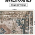 thumbnail image 3 of Lahome Decor 2'x3' Washable Indoor Doormat, Non Slip Retro Floor Mat Area Rug Quick Absorbent Entrance Rug Distressed Front Door Mat, Welcome Mats Entryway Rug Doormats for Kitchen Home Patio, 3 of 6