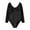 a-117Black39, variant on Girls Kids V Back Solid Bow Decor Ballet Leotard Dance Wear Training Regular Fit Long Sleeve Snap Crotch Stretchy Gymnastics Bodysuit For Child Cozy Romper 4-5 Years