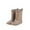 Brown, variant on Yuncity Boys Girls Rain Boots Autumn Short Boots With Mid Calf Length Lightweight Elegant Shoes Footwear Brown 18-24 Months