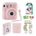 thumbnail image 1 of Cámara instantánea Fujifilm Instax Mini 12 con funda y 20 películas, color rosa, 1 of 4