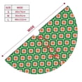 thumbnail image 3 of Picia 60s and 70s Style Print Christmas Tree Skirt , Christmas Tree Skirt Ornaments for Merry Christmas Holiday Party Decorations Indoor Outdoor-36", 3 of 7
