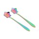 thumbnail image 4 of 2 Cucharaditas de Café Con Flores Chapadas En Oro Sunnimix, 4 of 8