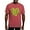 Crimson Red, variant on CafePress - Ginkgo Leaf Heart - Mens Comfort Colors Shirt