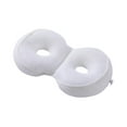 thumbnail image 3 of Cojín de bañera con soporte para cadera, ergonómico, compacto, lavable, para mujeres y adultos, para bañera de hidromasaje, para baño interior. Blanco, 3 of 8