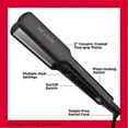 thumbnail image 4 of Revlon 2" Ceramic Flat Iron, Black, 4 of 6