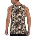 thumbnail image 3 of Xecao Cute French Bulldog Men's Tank Top Workout Quick Dry Sleeveless Gym Jogging Muscle Shirts Summer Swim Beach Tops, 3 of 9