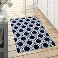 thumbnail image 2 of Rugsmith Black Machine Woven Eclipse Anti-Fatigue Kitchen Mat, 20" x 36", 2 of 5