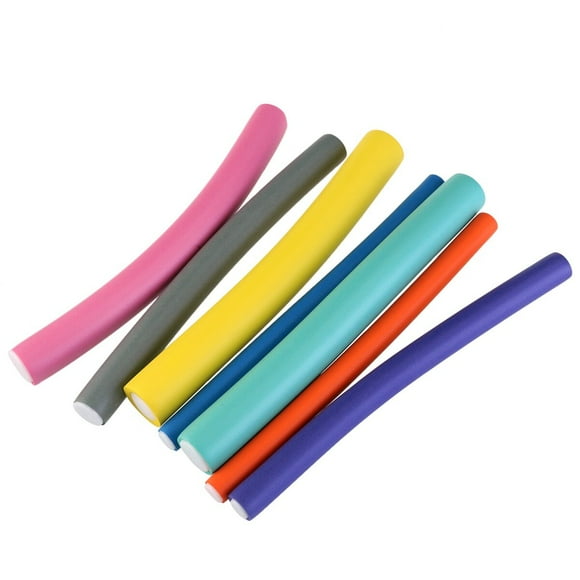 EeaseMX 42 varillas flexibles para rizar el cabello, con bolsa de PVC.