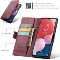thumbnail image 3 of Funda tipo cartera para Samsung Galaxy A13 4G/5G con bloqueo RFID, tarjetero, soporte magnético, funda protectora de cuero con tapa para Samsung Galaxy A13 4G/5G de 6,5 pulgadas, 3 of 6