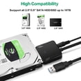 thumbnail image 2 of Cable conversor de disco duro externo con adaptador SATA a USB 3.0, 2 of 9