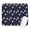 Wolf Portrait Floral, variant on 20x22.5cm Mouse Pad, Non-Slip Waterproof Rubber Base, Smooth Precise Desk Mat,Wolf Portrait Floral Dark Blue Pattern