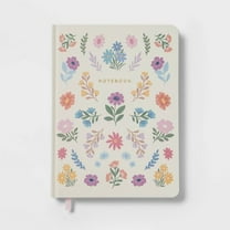 240 Sheet College Ruled Journal 7.75"x5.5" Bookbound Floral