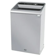 Rubbermaid Commercial Configure Indoor Recycling Trash Can, 33 gal, Stainless Steel, Landfill by RUBBERMAID COMMERCIAL PROD.