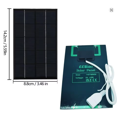 thumbnail image 1 of Solar Panel 6V 100MA 1W Mini Solar System DIY For Battery Cell Phone Chargers Portable Solar Cell, 1 of 5
