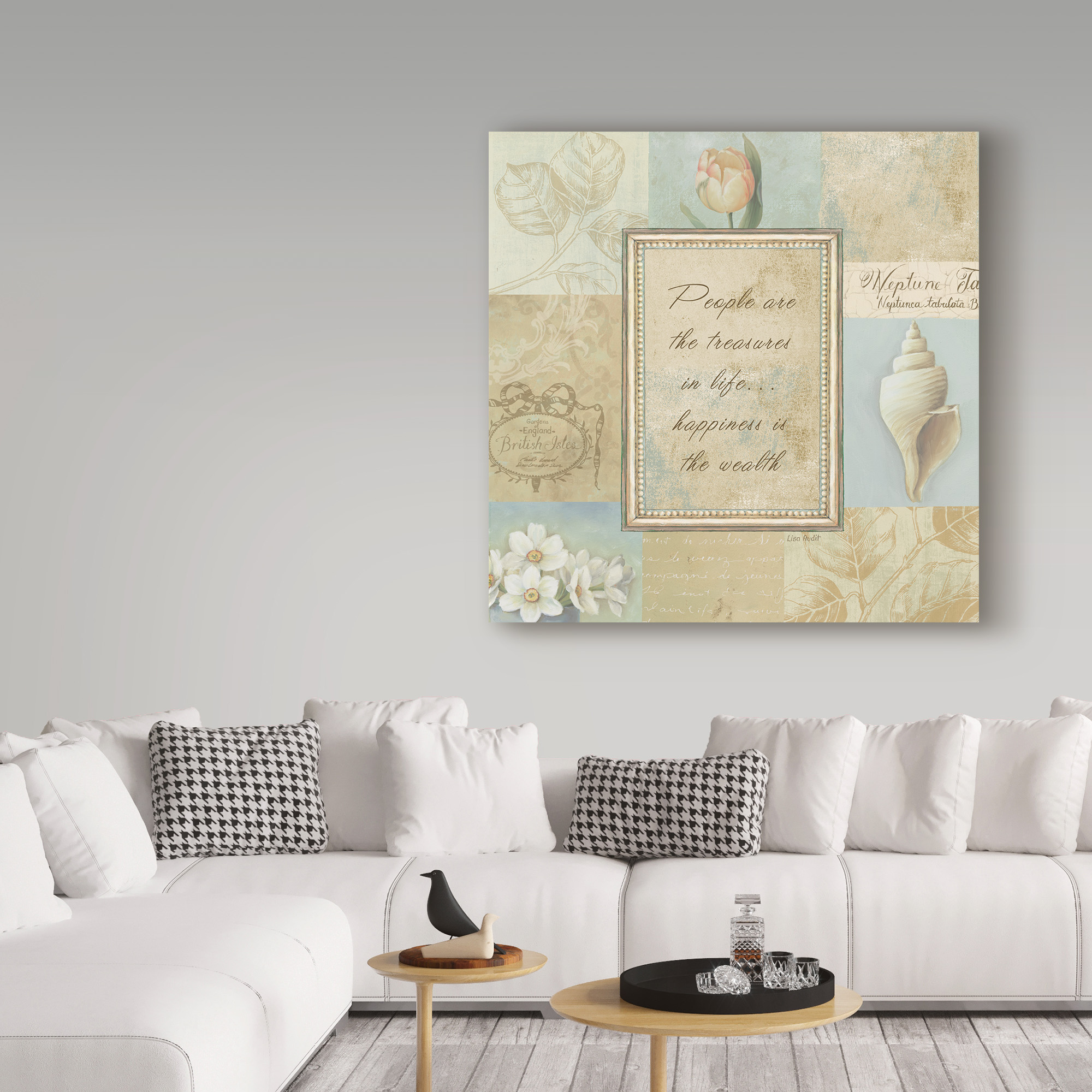 Trademark Fine Art 'Tranquil Bath III' Canvas Art by Lisa Audit