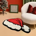 thumbnail image 5 of Mlkoz Outdoor Rug, Christmas Animation Santa Claus Christmas Hat Christmas Decoration Floor Mat Door Mat Carpet, Birthday Gifts, 5 of 5