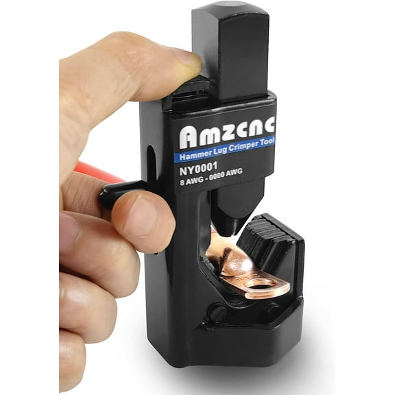 Hammer Lug Crimper Tool - 0000 AWG Battery and Welding Cables( 8 AWG TO 4/0 Wire Gauge)$$