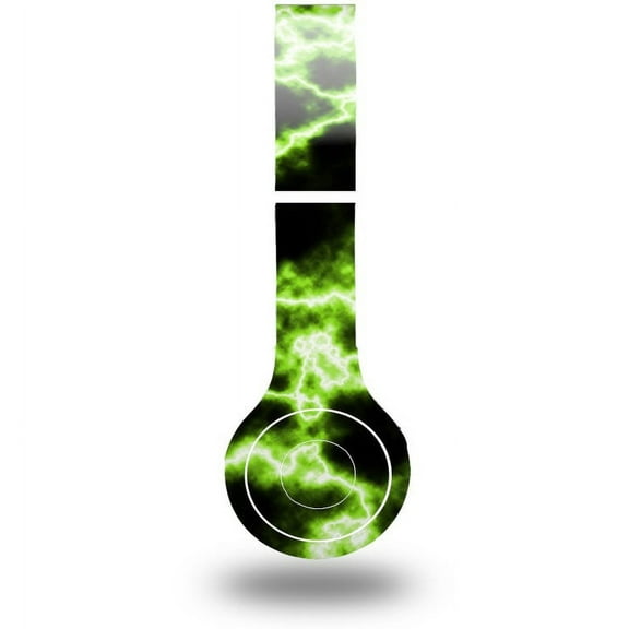 Skin Decal Wrap compatible with Original Beats Solo HD Electrify Green (HEADPHONES NOT INCLUDED)