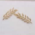 thumbnail image 3 of 2 Piezas Broche Clip para Bufanda para proteger - Forma Hoja, 6.5 x 2.3 cm,, 3 of 6