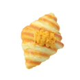 thumbnail image 2 of Slow Rising Croissant Squishy Toy with Filling, Single Piece, Golden Brown, for Relaxation, Simulated Play Toy, 2 of 4