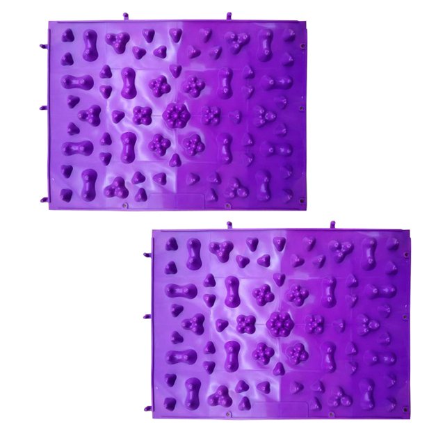 2 almohadillas de acupresión brotes de bambú de invierno - violeta Ofspeizc CPB-DE-SSW116-11