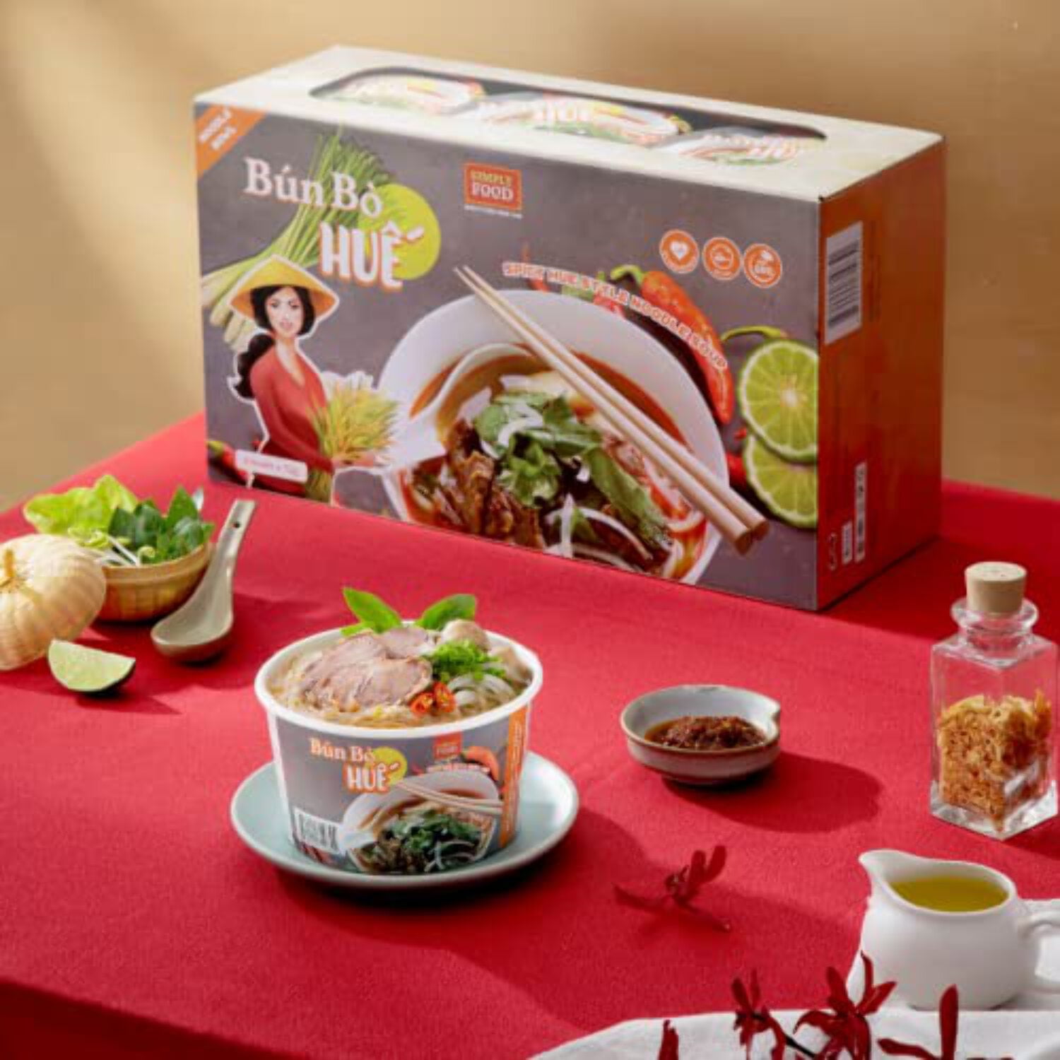 Hue Style Instant Rice Noodle Soup - (Pack of 9)