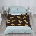 thumbnail image 2 of Christmas Gingerbread Man Blanket Skeleton Gingerbread Man Flannel Blanket Plush Warm Xmas Winter Decor for Gift Sofa Couch Bed 50''‘x40’'', 2 of 7