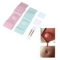 thumbnail image 1 of 2pcs Umbilical Hernia Therapy Belt Breathable Elastic Cotton Strap For Children, 1 of 5