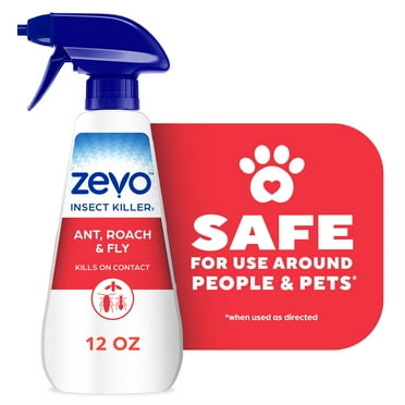 Zevo Multi Insect Killer Spray for Ants, Roaches & More 12oz Spray