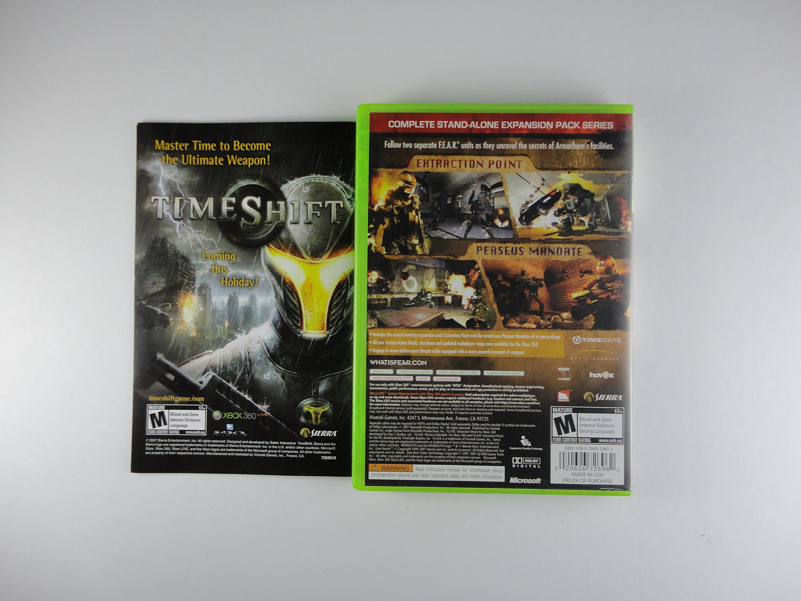 F.E.A.R. Files - Xbox 360 - Walmart.com