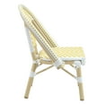 thumbnail image 4 of Hjem Metal 3pc Outdoor Patio Kids Chair and Table Set, Yellow for Two, 4 of 8