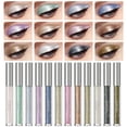 thumbnail image 2 of QiBest sombra de ojos líquida con brillo, 15 colores, resistente al agua, brillo duradero, metálico, fácil de maquillar, profesional, 2 of 5