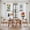 Brown, variant on Laundry Room Kitchen Curtain for Berdoom Living Room Cafe 72 Inch Length, Wash Repeat Dry Fold Simple Drawn Tiers Curtains Light Filtering Drapes Rod Pocket Window Treatment 2 Panels 52"Wx72"L