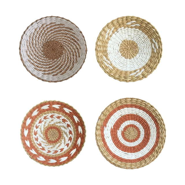 Monstrate Decoración de pared Natural de línea , tejido fino, para un ambiente tranquilo, decoración artesanal exquisita, 4 pack/lote Decoración del hogar