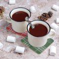thumbnail image 3 of Holiday Time 4 pack Christmas Red Green Plaid Square Festive Cork Coasters, Table Protector Pad, 3 of 5