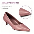 thumbnail image 3 of CHICVOMEY Comfortable Women Kitten Heel Pumps with Arch Support Lightweight and Non-Slip Fashion & Versatile Suitable for Work and Party, 3 of 8