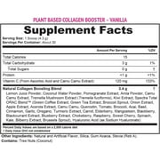 Vitauthority Plant-Based Collagen Beauty Dietary Supplement Powder, Vegan Collagen Builder with Hyaluronic Acid, Vanilla, 30 Servings