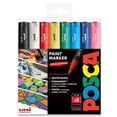 thumbnail image 1 of POSCA PC-1M Paint Marker Art Pens - 0.7mm - Essentials Tones Set of 8 Pens in Wallet, 1 of 5