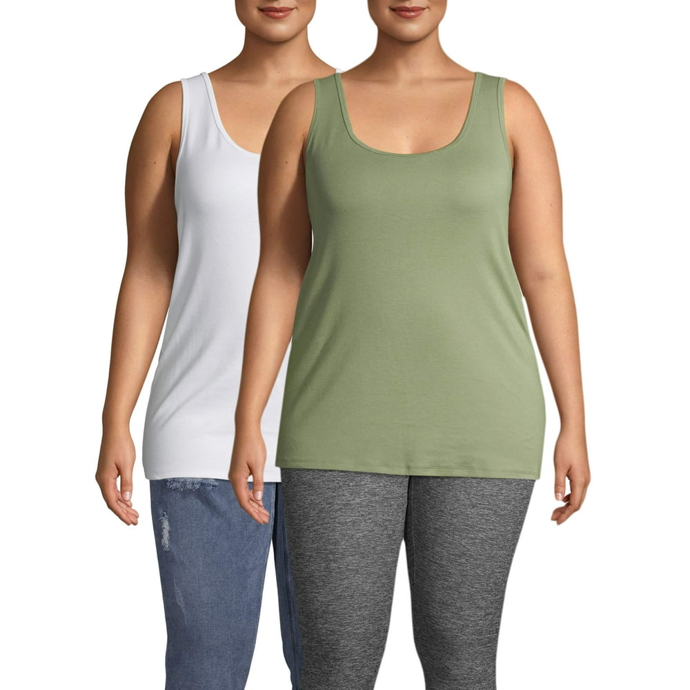 Terra & Sky Terra & Sky Women's Plus Size Everyday Essential Layering