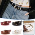 thumbnail image 3 of New Crocodile Patterned Buckle Belt For Women Versatile Slim Jeans, 3 of 8