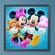 thumbnail image 1 of Cuadros Decorativos Pintura de diamante 5D DIY Juego de brocas redondas completas Mickey Kit Decoración del hogar 4pcs DQrwqpou  embutido en tela, 1 of 7