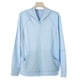 thumbnail image 1 of Ropa de protección solar azul Hukapapa, camisa de protección solar de seda helada anti-ultravioleta de verano para mujer, ropa de protección solar transpirable UPF50+, l, 1 of 7