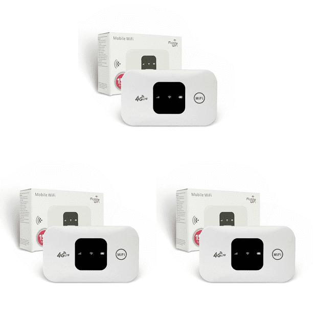 Router LTE 4G/5G Portátil - Hasta 300 Mbps, Batería 2100 MAh, Conexión Para 10 Dispositivos - Ideal Para Viajes Y Trabajo Remoto