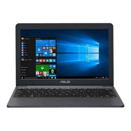 ASUS VivoBook E12 E203NA YS03 - 180-degree hinge design - Intel Celeron N3350 / 1.1 GHz - Windows 10 in S mode - HD Graphics 500 - 4 GB RAM - 64 GB eMMC - 11.6" 1366 x 768 (HD) - Wi-Fi 5 - star gray