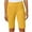 Yellow, variant on BLVB Bermuda Shorts for Women Knee Length High Waisted Summer Dressy Casual Pull on Long Chino Shorts with Pockets