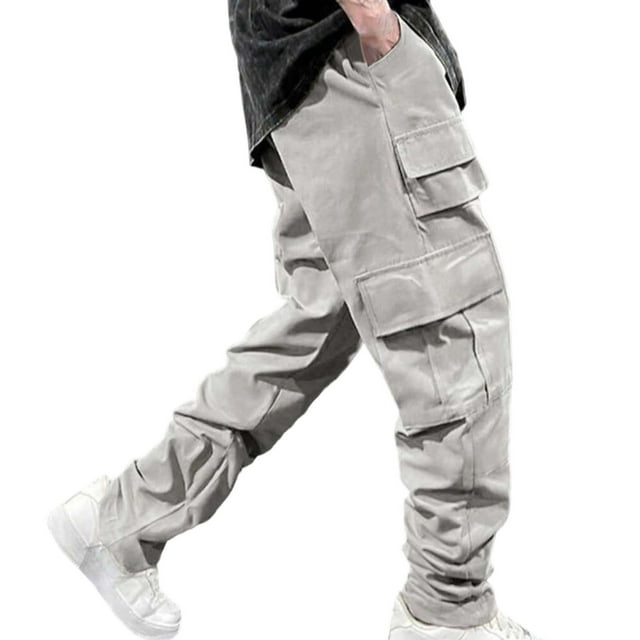 Pantalon de Jogging pour Hommes, Pantalon Décontracté de Travail à Multiples Poches