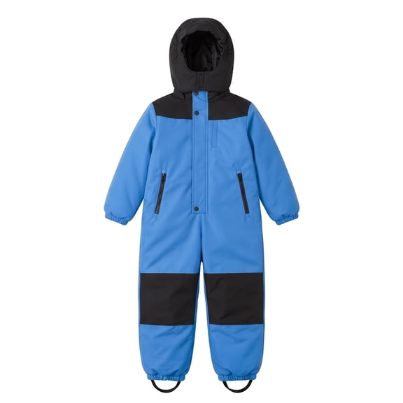 Kids One Piece Snow Suit Lightweight Insulated Ski Suit Windproof Hooded Snowsuit for Kids
