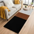 thumbnail image 2 of Black Brown 2'x6' Runner Rug, Contemporary Striped Boho Art Washable Non-Slip Area Rugs for Hallway Kitchen Floor Bedroom Entryway, Laundry Carpet Decoration Indoor Mat, 2 of 9